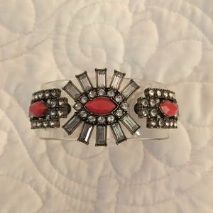 J Crew Lucite Cuff Bracelet